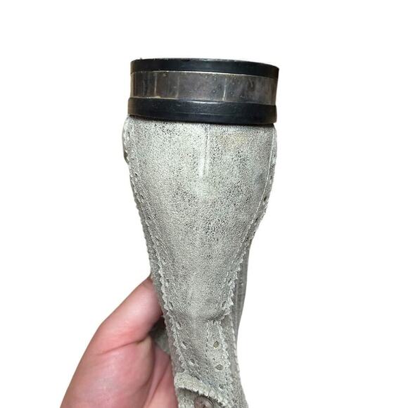 RARE Golden Goose Deluxe Virginia Suede Metallic Bootie - 40 / Fits 8.5 - Picture 7 of 9